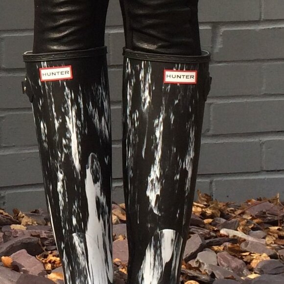 HUNTER ORIGINAL LIMITED EDITION 'NIGHTFALL' WELLINGTON RAINBOOTS RAIN BOOTS BOX - Picture 5 of 16
